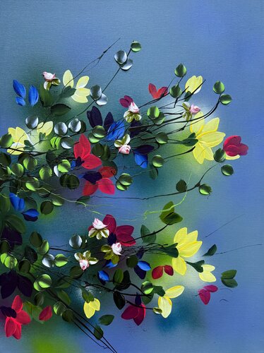 Fragments of a Garden #1 by Anastassia Skopp, Painting for Sale on Singulart