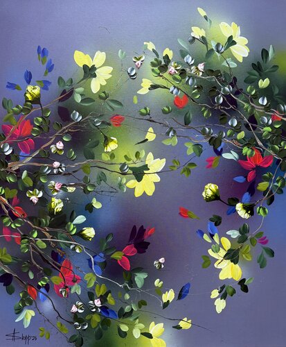Floral Phenomena van Anastassia Skopp, Schilderij te koop op Singulart