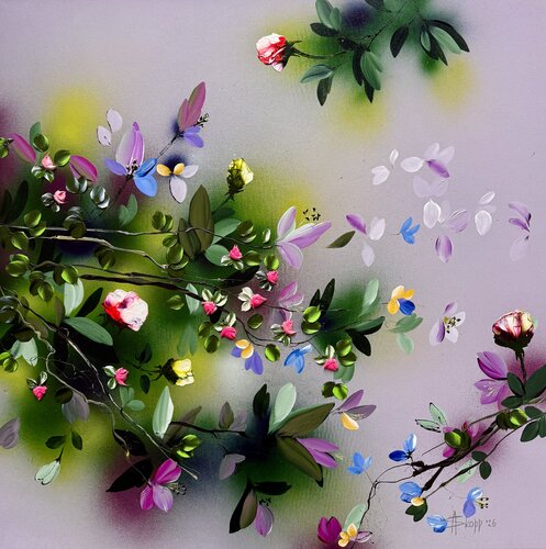 Ash Pink Release by Anastassia Skopp, Painting for Sale on Singulart