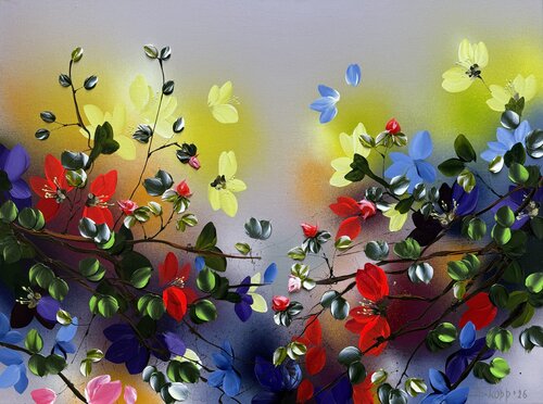 Color in Suspension van Anastassia Skopp, Schilderij te koop op Singulart
