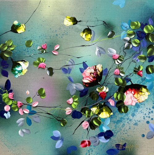 Petal Drift by Anastassia Skopp, Painting for Sale on Singulart