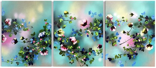 Floral Landscape - Where I Forget von Anastassia Skopp, Malerei kaufen auf Singulart