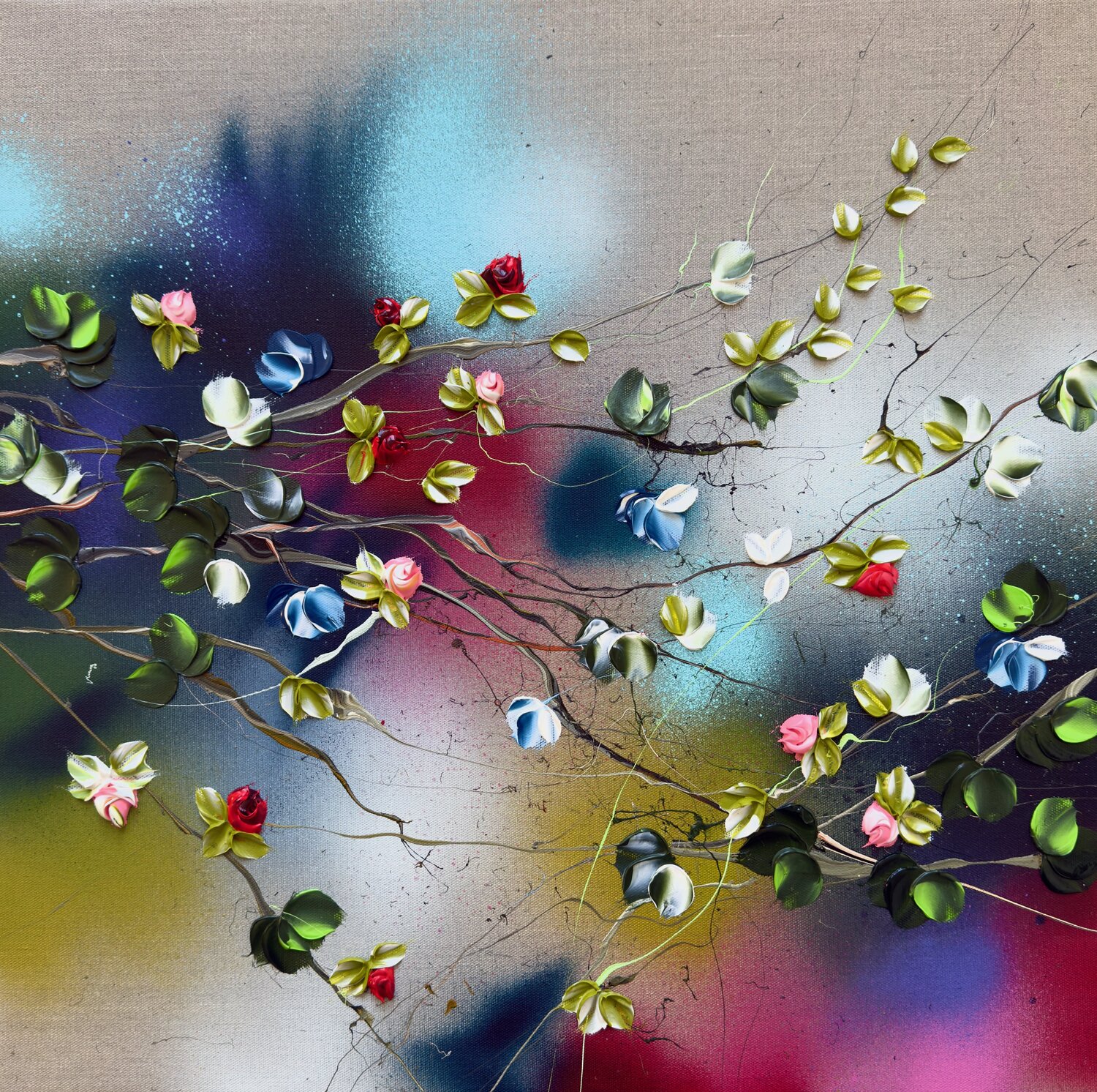"Floral Fusion I" Anastassia Skopp