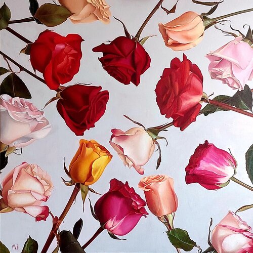Flower fireworks de Yanina Voró, Pintura a la venta en Singulart