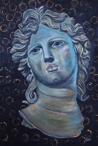 TESTA DI APOLLO van ELVIRA SIRIO, Schilderij te koop op Singulart
