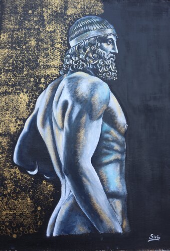 BRONZO DI RIACE A par ELVIRA SIRIO, Peinture en vente sur Singulart