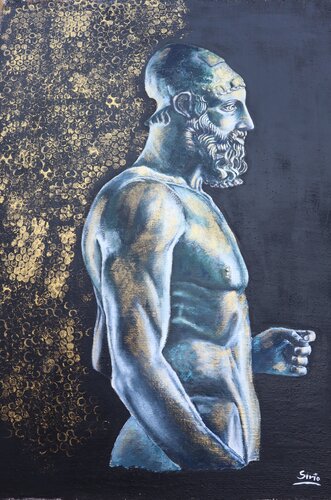 BRONZO DI RIACE  B de ELVIRA SIRIO, Pintura a la venta en Singulart