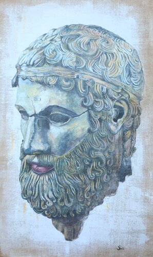 TESTA DI BASILEA van ELVIRA SIRIO, Schilderij te koop op Singulart