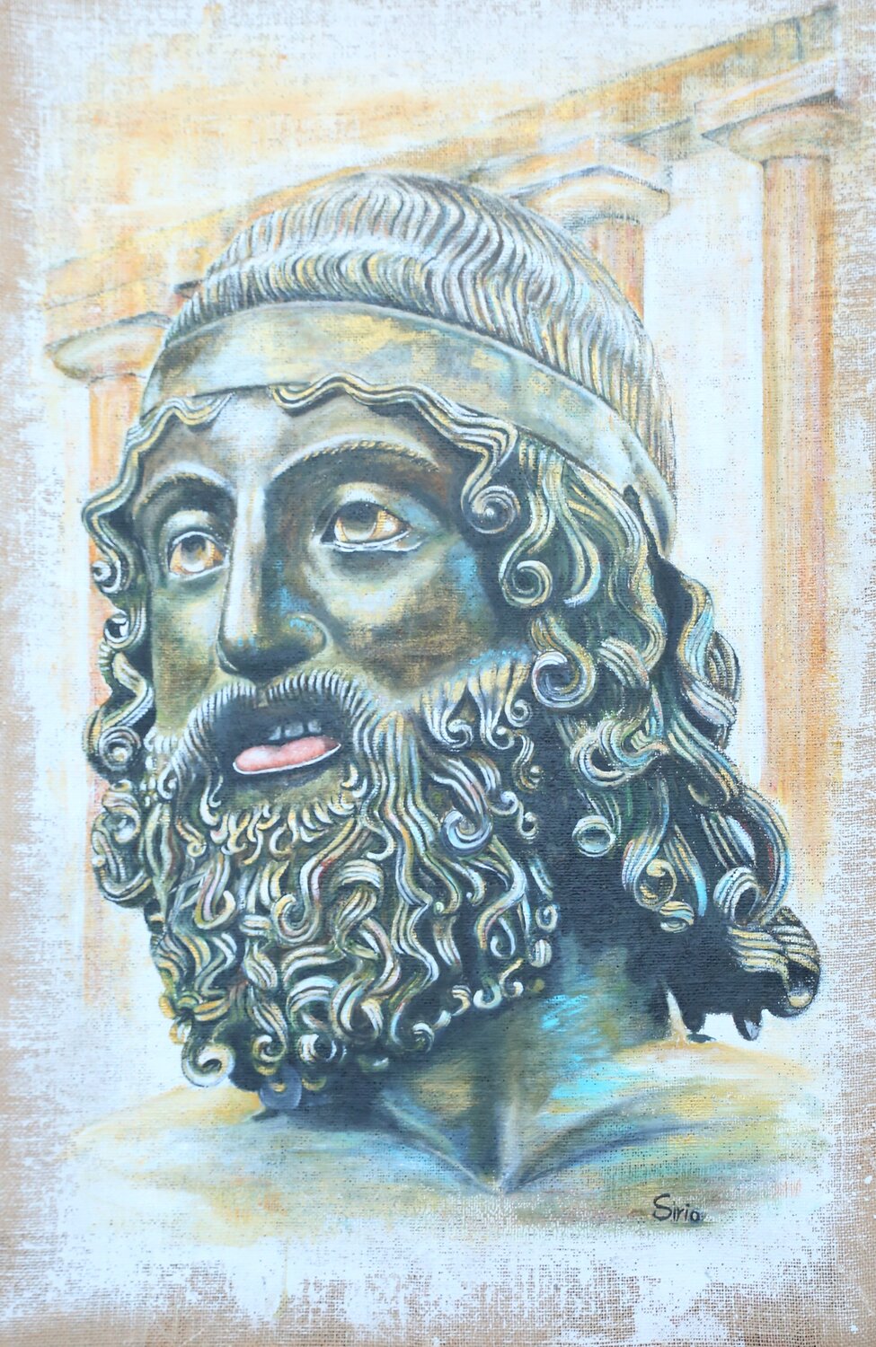 BRONZO DI RIACE A ELVIRA SIRIO