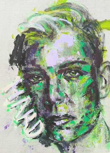 HARD. Kharkiv. War. Ukraine van Viktoriia Kartashova, Schilderij te koop op Singulart
