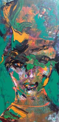 Crazy girl di Viktoriia Kartashova, Pittura in vendita su Singulart
