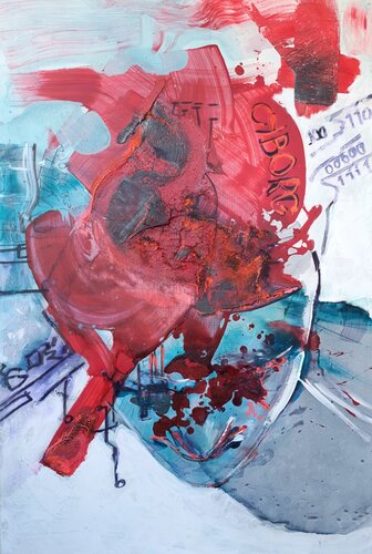 Deep dive in brain. von Viktoriia Kartashova, Malerei kaufen auf Singulart