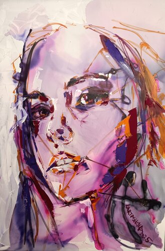 Never wanted strength di Viktoriia Kartashova, Pittura in vendita su Singulart