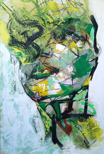 Inner storm von Viktoriia Kartashova, Malerei kaufen auf Singulart