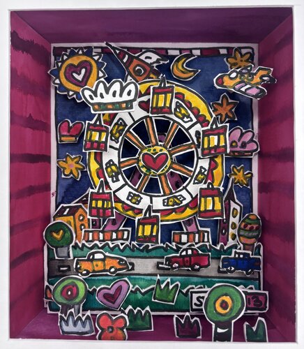 Riesenrad par Steffen Schulze, Peinture en vente sur Singulart