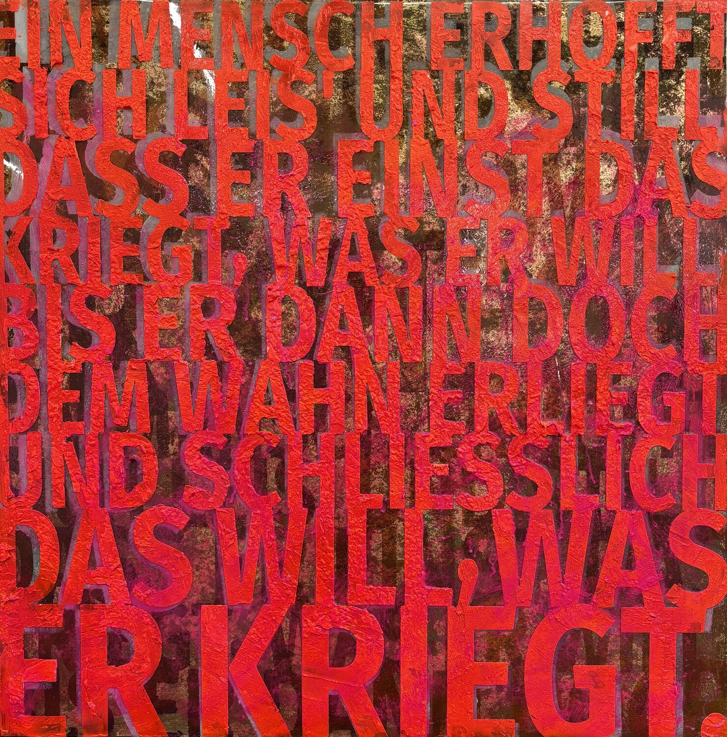 Ein Mensch erhofft Steffen Schulze