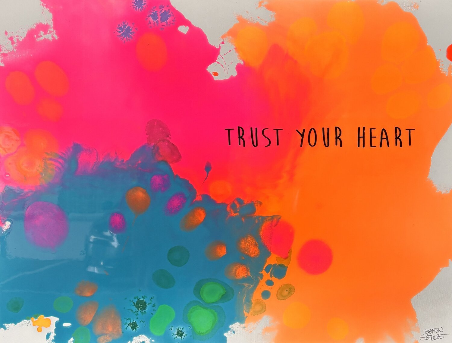 Trust your heart Steffen Schulze Pintura original en venta