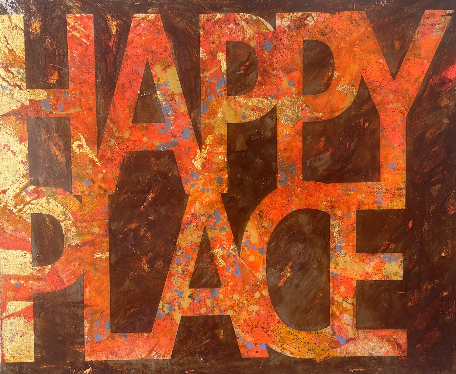 Happy Place Steffen Schulze Dipinto originale in vendita