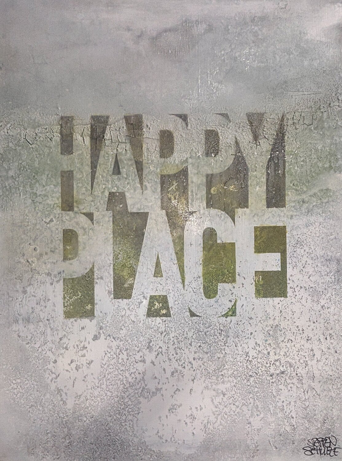 HAPPY PLACE Steffen Schulze Peinture originale à vendre