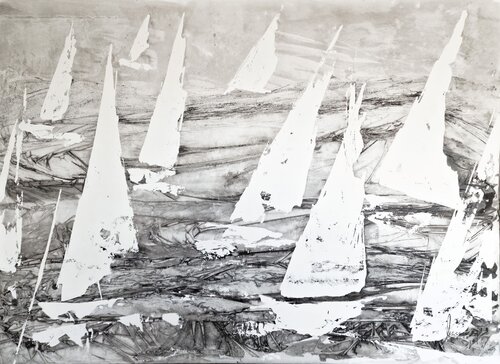 Barcolana Race 10 di MACARENA SANZ, Pittura in vendita su Singulart