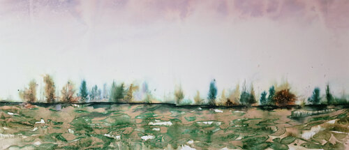 Avenue 9 par MACARENA SANZ, Peinture en vente sur Singulart