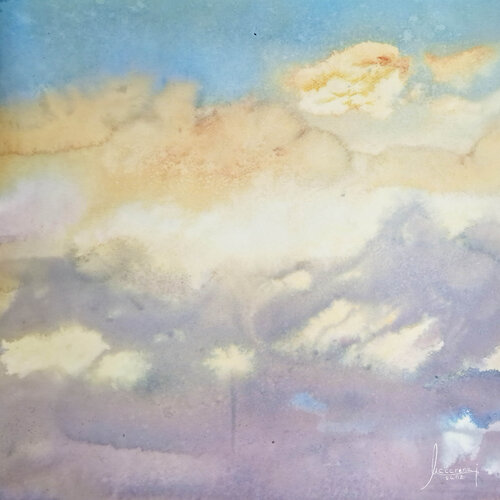 A little slice of heaven van MACARENA SANZ, Werk op papier te koop op Singulart