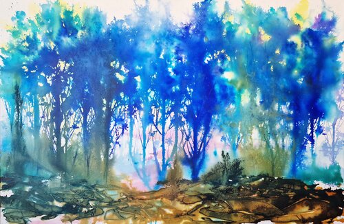 Serenity Forest par MACARENA SANZ, Peinture en vente sur Singulart
