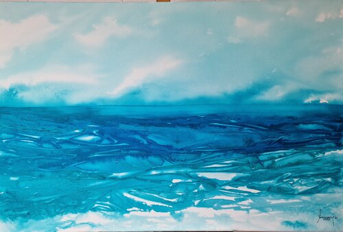 Paradise 2 par MACARENA SANZ, Peinture en vente sur Singulart