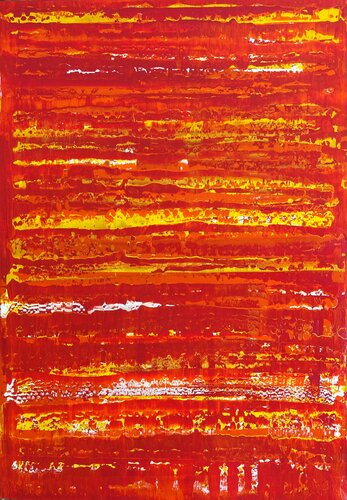 FEUER aus der Serie Elemente di Bettina Axel, Pittura in vendita su Singulart