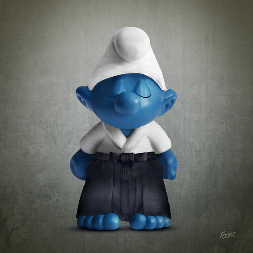 Aiki Schtroumpf di Focher, Fotografia in vendita su Singulart