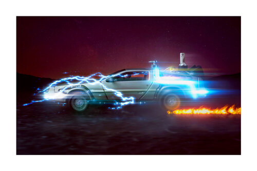 Collection FINE ART • B2TF - DeLorean van Focher, Fotografie te koop op Singulart