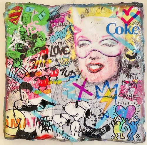 POP WALL van N NATHAN, Schilderij te koop op Singulart