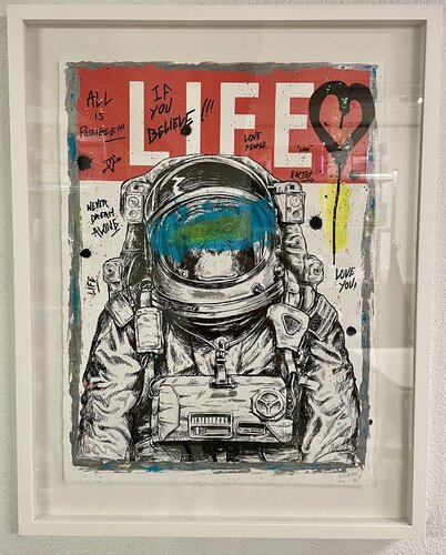 Space Monkey Life van N NATHAN, Schilderij te koop op Singulart