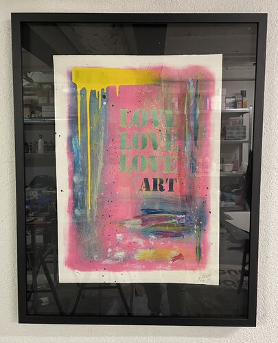 Pink street wall van N NATHAN, Schilderij te koop op Singulart