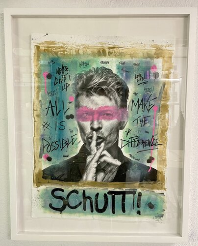 Bowie Make difference ! van N NATHAN, Schilderij te koop op Singulart