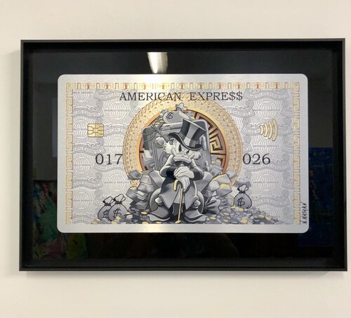 Amex Gold Banker di N NATHAN, Pittura in vendita su Singulart