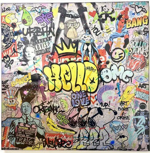 Pop Wall Culture di N NATHAN, Pittura in vendita su Singulart