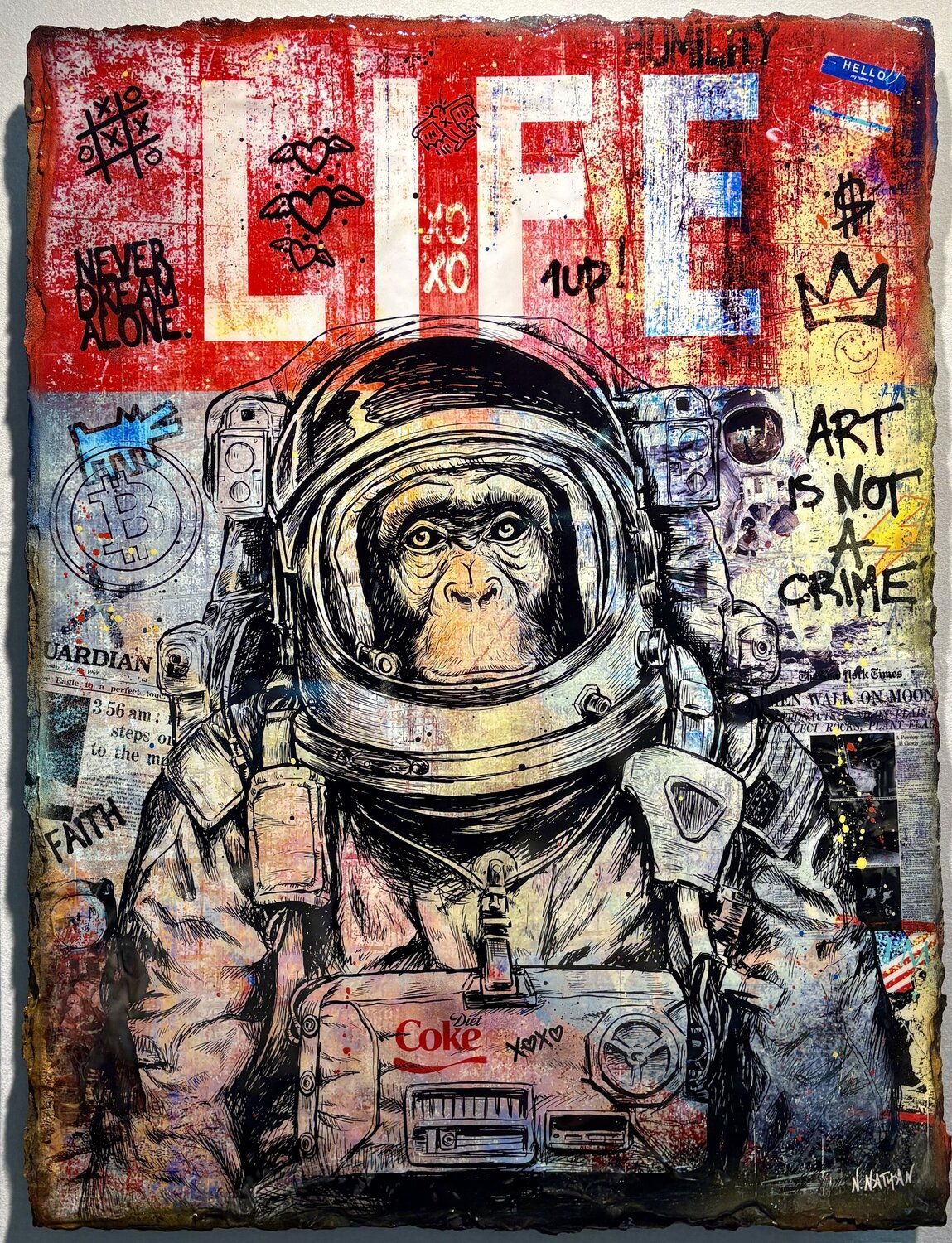 Space Monkey Heart N NATHAN