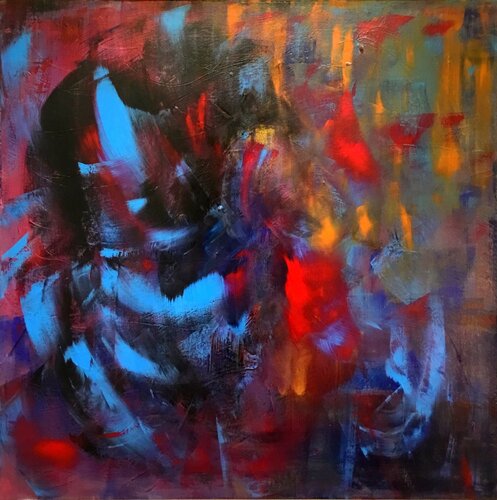 BLUE SHADOW di Violet Shaw, Pittura in vendita su Singulart