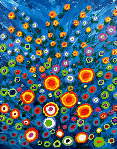Beach Time Celebration di Dorothea Sandra, Pittura in vendita su Singulart