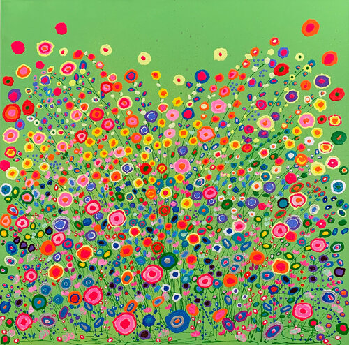 Joy Bubbles van Dorothea Sandra, Schilderij te koop op Singulart