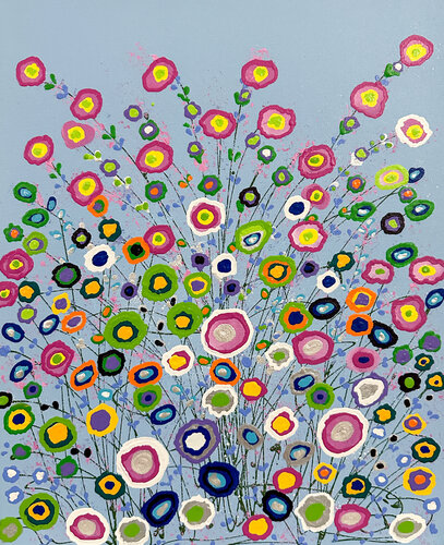 Bubbling With Adventure di Dorothea Sandra, Pittura in vendita su Singulart