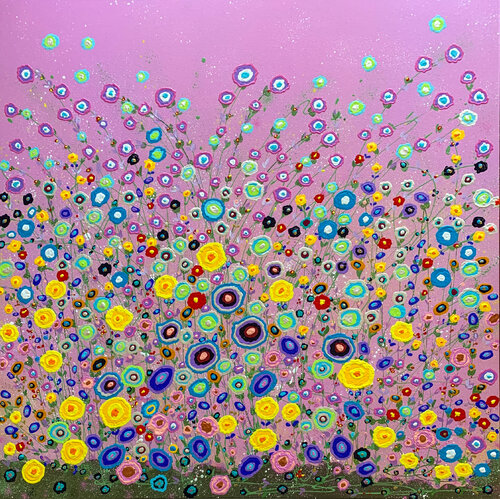 Bubbling With Happy Smiles van Dorothea Sandra, Schilderij te koop op Singulart