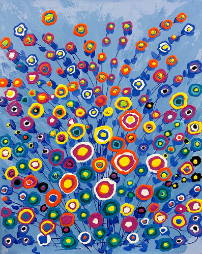 Beach Time Fun van Dorothea Sandra, Schilderij te koop op Singulart