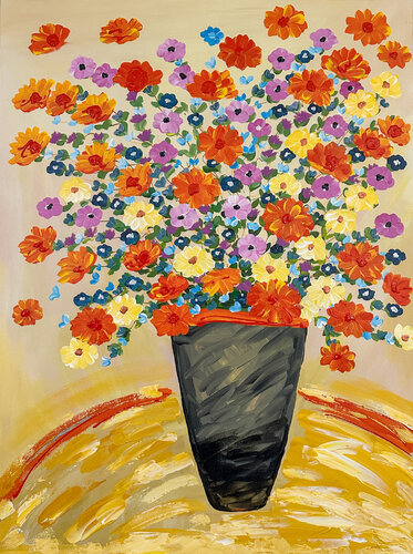 Bold And Happy de Dorothea Sandra, Pintura a la venta en Singulart