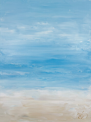 Beach Time Wonderful van Dorothea Sandra, Schilderij te koop op Singulart