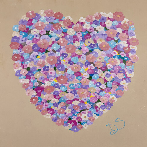 Symphonies Of Love, Number 6 van Dorothea Sandra, Schilderij te koop op Singulart