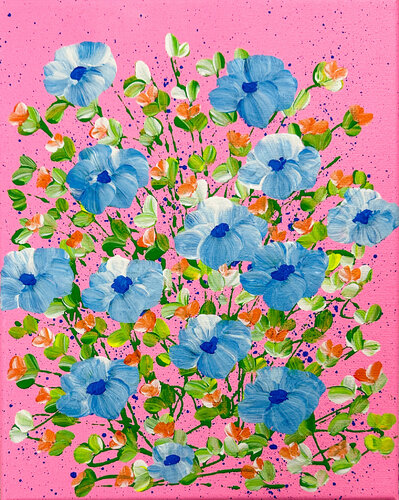 Neon Pink van Dorothea Sandra, Schilderij te koop op Singulart