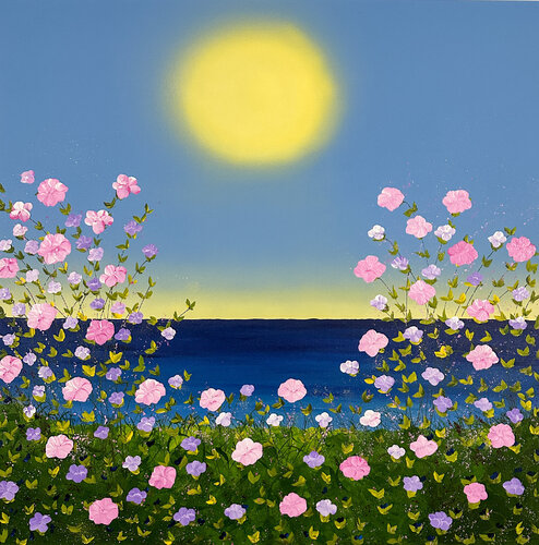 Happy Mornings Near The U.S. And Canada Border von Dorothea Sandra, Malerei kaufen auf Singulart