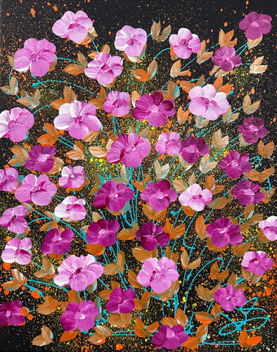 When Cosmos Meets Cosmos van Dorothea Sandra, Schilderij te koop op Singulart